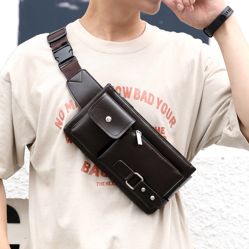 PU Leather Travel Waist Bag Secondary image