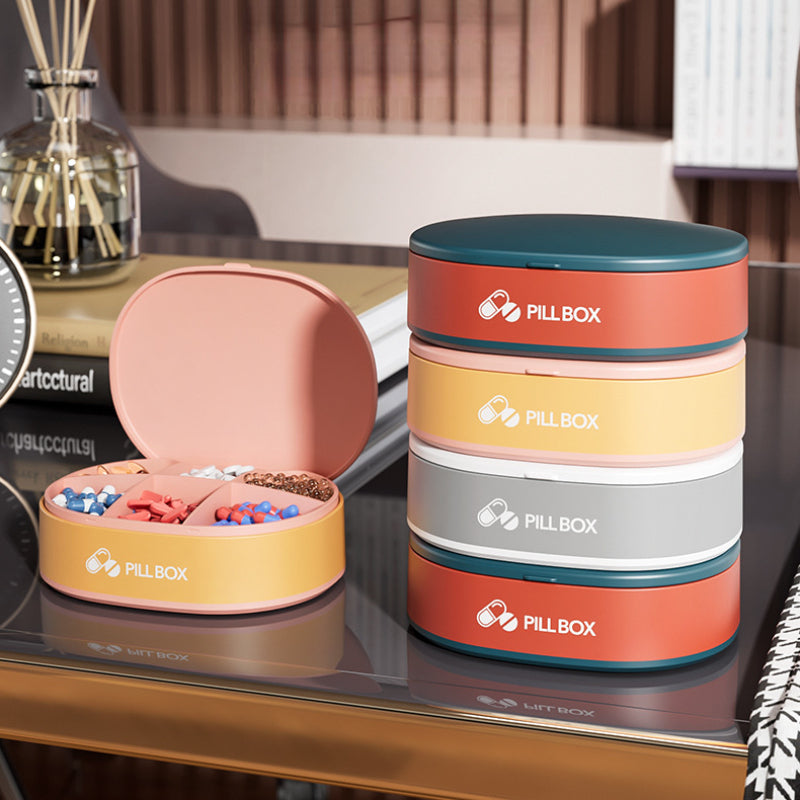 6-Compartment Travel Pill Organizer Secondary image